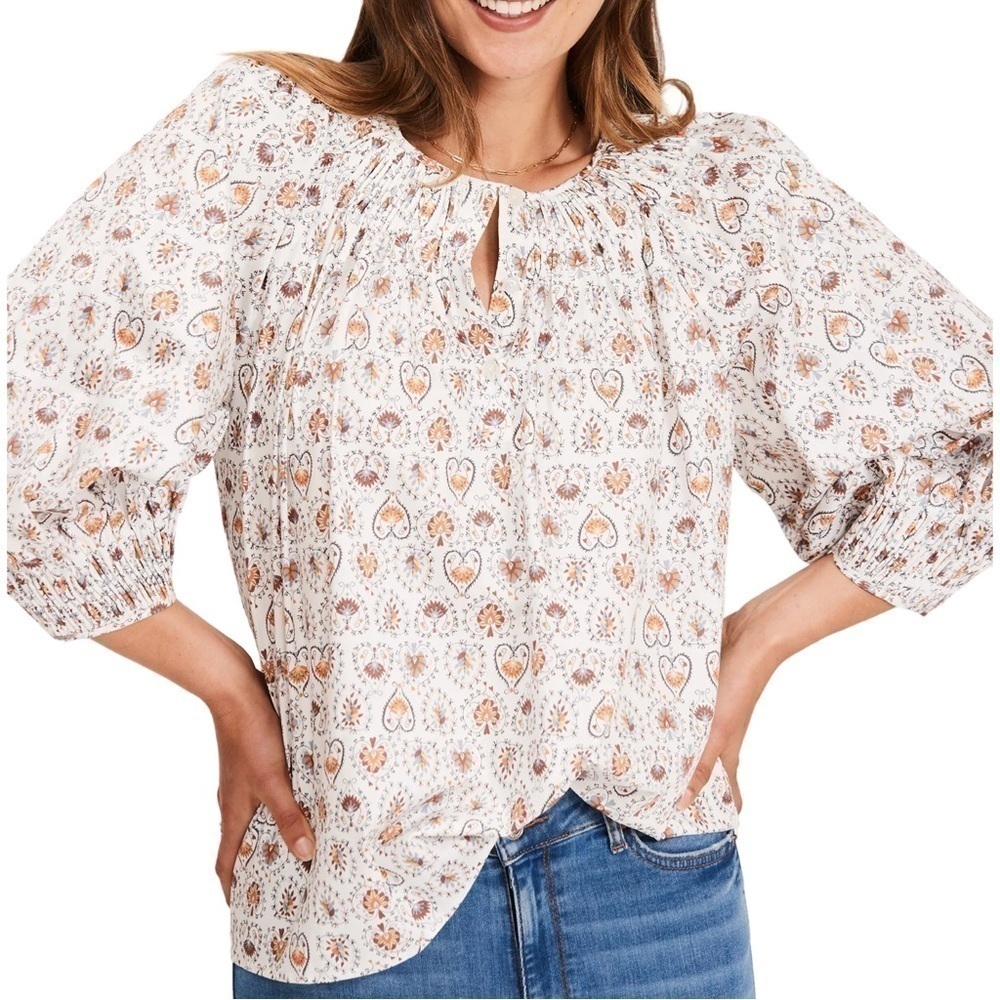 TYLER BOE Sarah Cotton Heritage Top